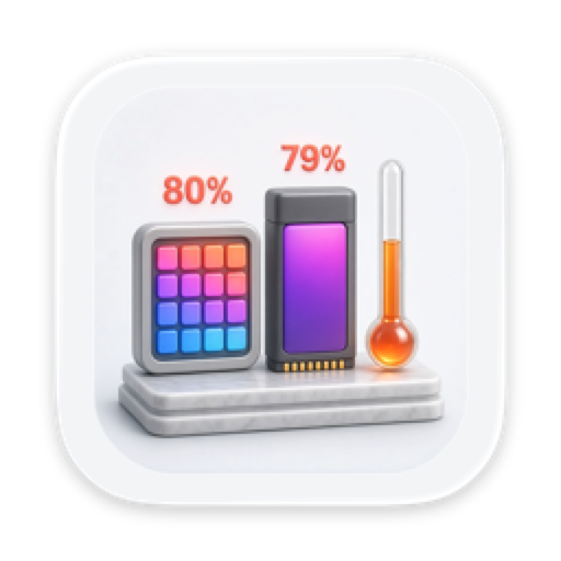 Statuette app icon: a gauge standing on a plinth